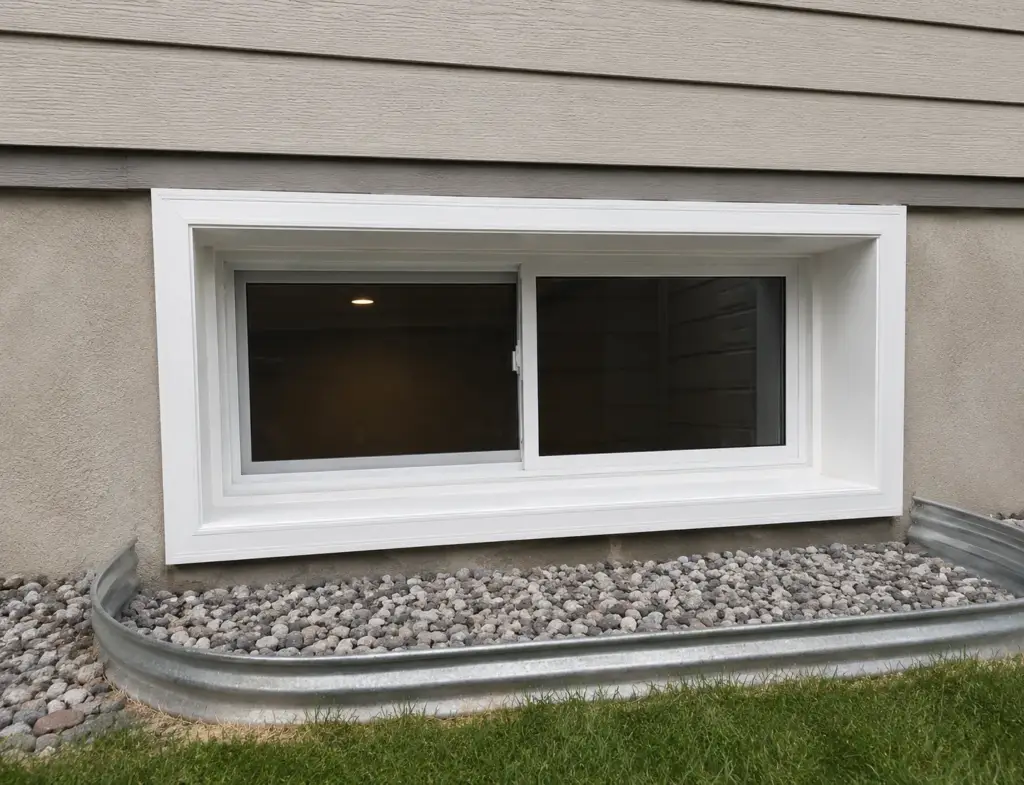 basement window installation edmonton exterior