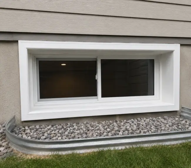 basement window installation edmonton exterior